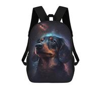 sinyumoney Galactic Canine Majesty -4 Sac À Dos Scolaire Pour Enfants, Imprimé En 3D, Tendance Et Décontracté, Pour Garçons, Élèves Du Primaire Et Du Collège 17inch