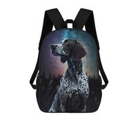 sinyumoney Galactic Canine Majesty -6 Sac À Dos, Cartable Imprimé En 3D, Sac À Goûter, Sac À Dos De Voyage, Sac À Dos Entre Amis, Sac À Dos Scolaire Pour Filles Et Garçons 17inch