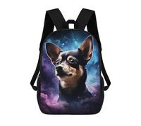 sinyumoney Galactic Canine Majesty Sac À Dos Enfant, Cartable, Sac D'école, Motif Dessin Animé 3D, Sac Pour Ordinateur Portable, Pour Garçons Et Filles 17inch