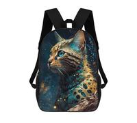 sinyumoney Galactic Cat Dreamscape -1 Sacs À Dos Imprimés En 3D Pour Enfants, Sacs D'école Tendance Pour Garçons, Élèves Du Primaire Et Du Collège 17inch
