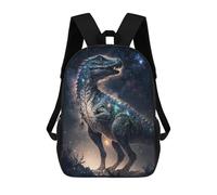 sinyumoney Galactic Dinosaur Art Print-5 Sacs À Dos Pour Enfants 17inch Sac À Dos Scolaire, Sac D'école Imprimé En 3D Pour Garçons, Élèves Du Primaire Et Du Collège