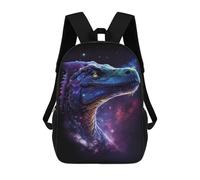 sinyumoney Galactic Dinosaur Head Sacs À Dos Pour Enfants, Sac À Dos Scolaire Imprimé En 3D Pour Enfants, Sac À Dos De Voyage, Sac À Livres Pour Enfants 17inch Sac D'école