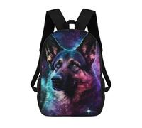 sinyumoney Galactic Dog Portrait -4 Sacs À Dos Pour Enfants 17inch Sac À Dos Scolaire, Sac D'école Imprimé En 3D Pour Garçons, Élèves Du Primaire Et Du Collège