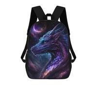 sinyumoney Galactic Dragon Art Print-36 Sac À Dos Scolaire Imprimé En 3D Pour Enfants, Sac À Dos De Voyage, Sac Tendance Et Décontracté Pour Écoliers 17inch