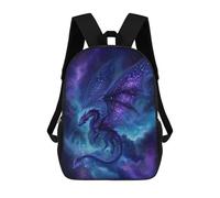 sinyumoney Galactic Dragon Art Print Sacs À Dos Tendance Imprimés En 3D 17inch Sac D'école Décontracté Pour Enfants, Garçons, Élèves Du Primaire Et Du Collège