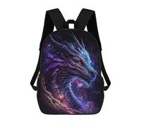 sinyumoney Galactic Dragon Artwork 17inch Sacs À Dos Scolaires Imprimés En 3D - Sacs À Dos Tendance Pour Garçons Du Primaire Et Du Collège