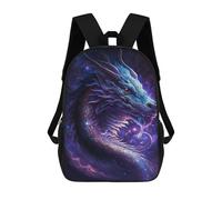 sinyumoney Galactic Dragon Artwork-3 Sac À Dos Imprimé En 3D, Sac D'école Décontracté Et Tendance Pour Enfants, Sac D'école Pour Garçons, Collégiens 17inch