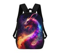 sinyumoney Galactic Dragon Artwork Sacs À Dos Scolaires Pour Enfants, Sac D'école Imprimé En 3D Pour Garçons, Élèves Du Primaire Et Du Collège 17inch