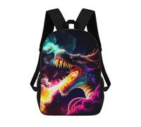 sinyumoney Galactic Dragon Breath Sac À Dos Scolaire Imprimé En 3D Pour Enfants, Sac À Dos De Voyage, Sac Tendance Et Décontracté Pour Écoliers 17inch