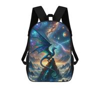 sinyumoney Galactic Dragon Majesty Sacs À Dos Scolaires Pour Garçons Et Filles, Sacs À Dos Décontractés Pour Le Sport, Sacs À Dos De Grande Capacité Pour L'école Primaire 17inch
