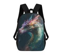 sinyumoney Galactic Dragon Sac À Dos Scolaire Pour Adolescents, Imprimé En 3D, Ajustable, À Poches Tendance, Pour Enfants, Garçons, Filles, Étudiants Et Adolescents 17inch