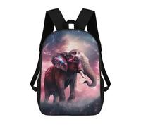sinyumoney Galactic Elephant Majesty -4 Sac À Dos Enfant, Cartable, Sacs À Dos Scolaires Imprimés En 3D Pour Élèves Du Primaire Et Du Collège, Cadeau D'anniversaire Pour Adolescents 17inch