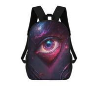sinyumoney Galactic Eye Dreamscape Sacs À Dos Scolaires Pour Enfants, Sac D'école Imprimé En 3D Pour Garçons, Élèves Du Primaire Et Du Collège 17inch