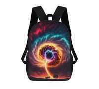 sinyumoney Galactic Eye in Desert Sac À Dos Scolaire Pour Enfants 17 Pouces, Sac À Dos Décontracté Pour Les Voyages, Grand Sac À Dos De Jour Pour Garçons Et Filles 17inch