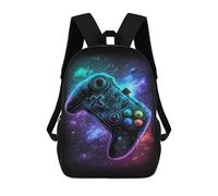 sinyumoney Galactic Gaming Controller Art -7 Sacs À Dos 17 Pouces Pour Enfants, Sacs D'école Imprimés En 3D Pour Élèves Du Primaire Et Du Collège, Garçons Et Filles