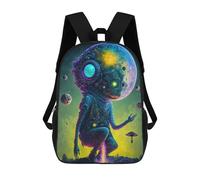 sinyumoney Galactic Guardian A Cosmic Being in Space Sac À Dos Scolaire Pour Enfants, Sac À Dos De Voyage Décontracté, Grand Sac À Dos Pour Garçons Et Filles 17inch