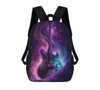 sinyumoney Galactic Guitar Dreams Sac À Dos Scolaire Imperméable, Sac À Dos Professionnel Pour Garçons/filles/adolescents 17inch