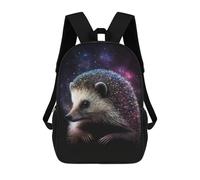sinyumoney Galactic Hedgehog Art Print-1 Sac À Dos Scolaire Imperméable Pour Ordinateur Portable, Idéal Pour L'école, Le Travail Et Les Voyages 17inch