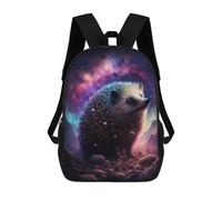 sinyumoney Galactic Hedgehog Art Print Sac À Dos Enfant, Cartable, Sacs À Dos Scolaires Imprimés En 3D Pour Élèves Du Primaire Et Du Collège, Cadeau D'anniversaire Pour Adolescents 17inch