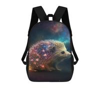sinyumoney Galactic Hedgehog Sac À Dos Scolaire Imprimé En 3D, Sac À Dos Décontracté Pour Enfants, Sac D'école Imprimé En 3D Pour Garçons, Primaire Et Collège 17inch