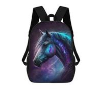 sinyumoney Galactic Horse Fantasy Art Print Sac À Dos Scolaire, Sac À Dos De Travail Pour Ordinateur Portable, Sac À Dos Pour Garçons/filles/adolescents 17inch