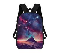 sinyumoney Galactic Landscape with Nebulae Sacs À Dos Imprimés En 3D Pour Enfants, Sacs D'école Tendance Pour Garçons, Élèves Du Primaire Et Du Collège 17inch