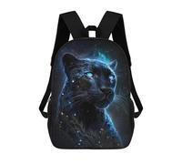 sinyumoney Galactic Leopard Majesty Sacs À Dos Tendance Imprimés En 3D 17inch Sac D'école Décontracté Pour Enfants, Garçons, Élèves Du Primaire Et Du Collège