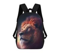 sinyumoney Galactic Lion Majesty -18 Sacs À Dos Imprimés En 3D Pour Enfants, Sacs D'école Tendance Pour Garçons, Élèves Du Primaire Et Du Collège 17inch