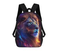 sinyumoney Galactic Lion Majesty -2 Sac À Dos Scolaire Pour Enfants, Imprimé En 3D, Sac À Dos Tendance Pour Garçons, Élèves Du Primaire Et Du Collège 17inch