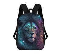 sinyumoney Galactic Lion Majesty -6 Sacs À Dos, Sac À Dos Enfant, Sac D'école, Sac À Dos De Voyage Imprimé En 3D, Accessoire De Mode, Sac À Dos Imperméable Pour Enfants 17inch
