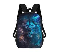 sinyumoney Galactic Lion Majesty Sac À Dos Scolaire Pour Enfants, Imprimé En 3D, Pour Garçons, Élèves Du Primaire Et Du Collège 17inch