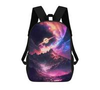 sinyumoney Galactic Mountain Aurora -2 Sac À Dos, Cartable Imprimé En 3D, Sac À Goûter, Sac À Dos De Voyage, Sac À Dos Entre Amis, Sac À Dos Scolaire Pour Filles Et Garçons 17inch