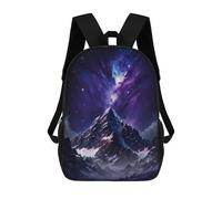 sinyumoney Galactic Mountain Peak -1 Sacs À Dos Décontractés Pour Enfants, Sacs D'école Pour Adolescents, Filles Et Garçons, Sacs À Dos Pour Livres 17inch