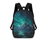 sinyumoney Galactic Mountain Reflections Sac À Dos Imprimé Pour Enfants, Sac D'école, Sac De Voyage Pour Adultes Et Enfants 17inch