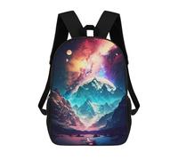 sinyumoney Galactic Mountain Wonderland Sacs À Dos Pour Enfants, Cartables, Sacs À Dos Scolaires Imprimés En 3D, Sacs À Dos De Voyage Tendance Pour Enfants (primaire, Collège) 17inch