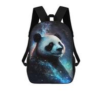 sinyumoney Galactic Panda Art Print Sacs À Dos Pour Enfants, Sac À Dos Scolaire Imprimé En 3D Pour Enfants, Sac À Dos De Voyage, Sac À Livres Pour Enfants 17inch Sac D'école