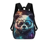 sinyumoney Galactic Panda with Glasses Sacs À Dos Pour Enfants, Sac À Dos Scolaire Imprimé En 3D Pour Enfants, Sac À Dos De Voyage, Sac À Livres Pour Enfants 17inch Sac D'école