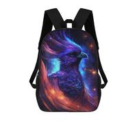 sinyumoney Galactic Phoenix Art Print Sac À Dos Scolaire Imprimé En 3D Pour Garçons Et Filles, Sac À Dos Pour Enfants, Sac De Voyage 17inch