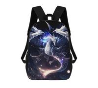 sinyumoney Galactic Phoenix Art Print Sacs À Dos 17 Pouces Pour Enfants, Sacs D'école Imprimés En 3D Pour Élèves Du Primaire Et Du Collège, Garçons Et Filles