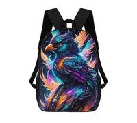 sinyumoney Galactic Phoenix Artwork Sac À Dos Scolaire Pour Enfants, Imprimé En 3D, Sac À Dos Tendance Pour Garçons, Élèves Du Primaire Et Du Collège 17inch