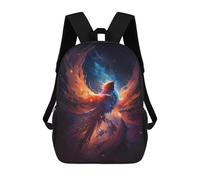 sinyumoney Galactic Phoenix Rise -1 Sac À Dos Scolaire Pour Filles Et Garçons, Grande Capacité, Léger, Pour Enfants Et Étudiants 17inch