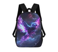 sinyumoney Galactic Phoenix Rising Sacs À Dos Pour Enfants, Sac À Dos Scolaire Imprimé En 3D Pour Enfants, Sac À Dos De Voyage, Sac À Livres Pour Enfants 17inch Sac D'école