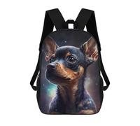 sinyumoney Galactic Pup Portrait -1 Sac À Dos Scolaire Pour Filles Et Garçons, Grande Capacité, Léger, Pour Enfants Et Étudiants 17inch