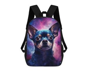 sinyumoney Galactic Pup Portrait -2 Sac À Dos Scolaire Imprimé En 3D Pour Enfants, Sac À Dos De Voyage, Sac Tendance Et Décontracté Pour Écoliers 17inch