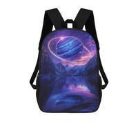 sinyumoney Galactic Reflections Celestial Lake Scene -1 17inch Sacs À Dos Scolaires Imprimés En 3D - Sacs À Dos Tendance Pour Garçons Du Primaire Et Du Collège