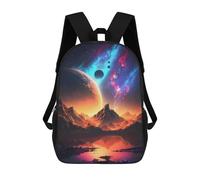 sinyumoney Galactic Reflections Sacs À Dos Pour Enfants, Sac D'école Imprimé En 3D, Cartable Pour Enfants, Sac De Voyage, Sac À Dos Garçon Fille, Sac D'école Pour Enfants 17inch