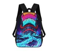 sinyumoney Galactic Sea Monsters Sac À Dos Imprimé En 3D, Sac D'école Décontracté Et Tendance Pour Enfants, Sac D'école Pour Garçons, Collégiens 17inch