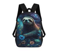 sinyumoney Galactic Sloth Garden Sac À Dos Scolaire Imperméable Pour Ordinateur Portable - Idéal Pour Les Voyages, Le Travail Et Un Usage Quotidien 17inch