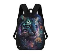 sinyumoney Galactic Tiger Fantasy Artwork Sac À Dos Enfant, Sac D'école, Sac À Dos Imprimé 3D Avec Motif De Dessin Animé, Grande Capacité, Pour Garçons Et Filles 17inch