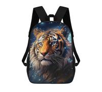 sinyumoney Galactic Tiger Majesty -7 Sacs À Dos, Sac À Dos Enfant, Sac D'école, Sac À Dos De Voyage Imprimé En 3D, Accessoire De Mode, Sac À Dos Imperméable Pour Enfants 17inch